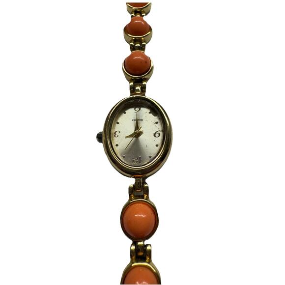 Lot Of 5 Assorted Women’s Wrist Watches Gold Tone Bling All Working main image 8